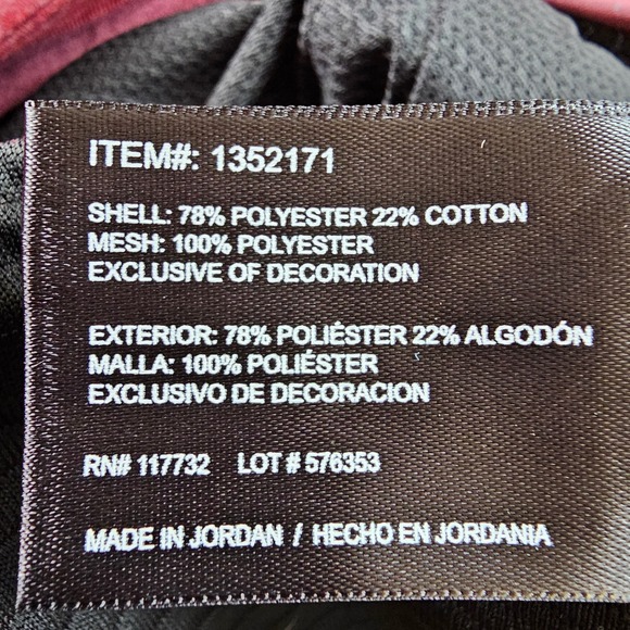 Gerry Sweater Men's XL Burgundy Ribbed Hiking Outdoor Ottoman 1/4 Snap Pullover - Picture 7 of 11